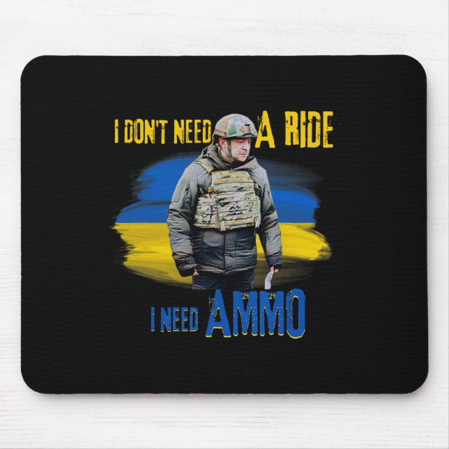 I Don't Need A Ride2  Mouse Pad (Front)