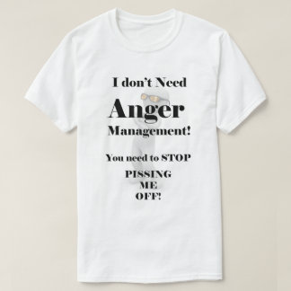 Sottobicchiere Umoristico In MDF 9x9cm - 'I Don't Need Anger Management I Need People To Stop Doing Stupid SH*T That P*SSES Me Off'