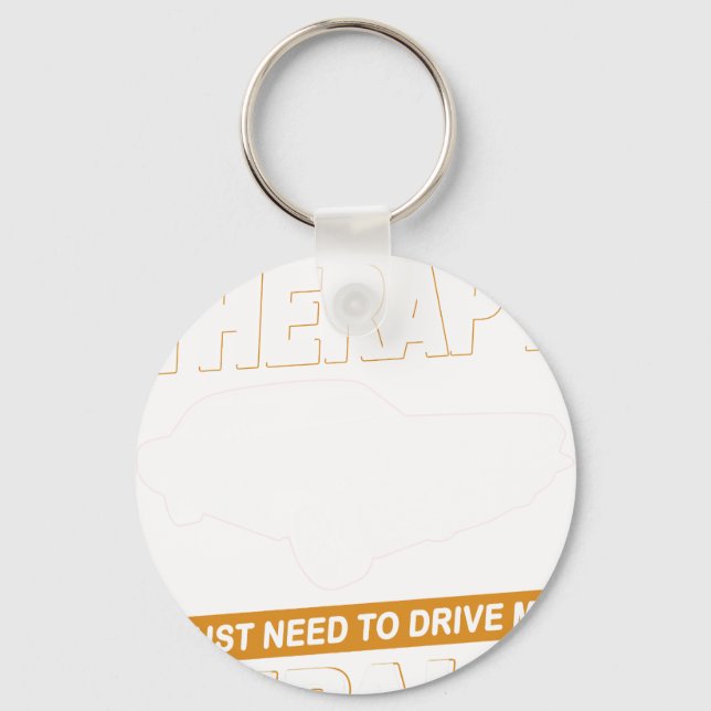 I DON'T NEED THERAPY Chevrolet Impala Ss 1965 Key Ring (Front)