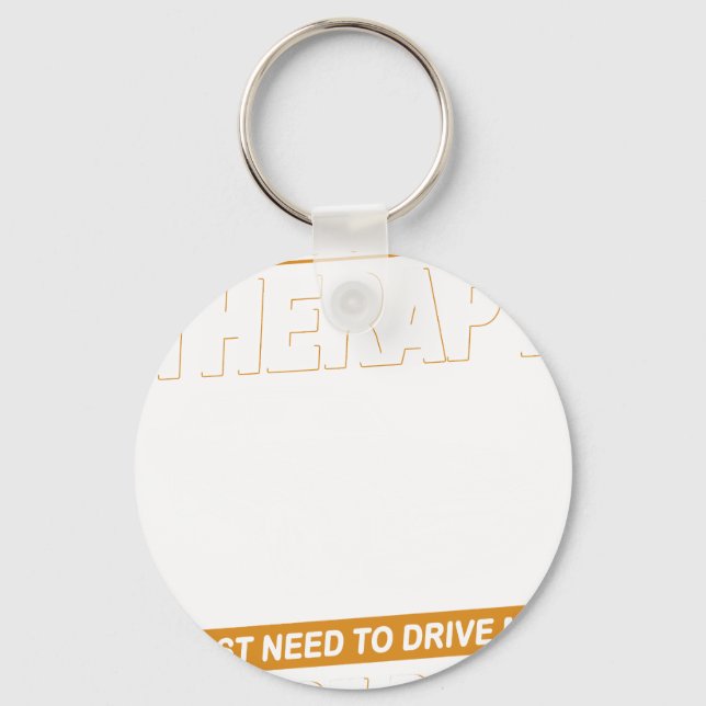 I DON'T NEED THERAPY-DODGE DART KEY RING (Front)