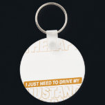 I DON'T NEED THERAPY Ford Mustang 1966 Fastback 2 Key Ring<br><div class="desc">A stylish keychain featuring a vintage classic car design. A perfect accessory for car lovers and collectors. Great for everyday use or as a small and thoughtful gift for classic car enthusiasts.</div>