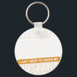 I DON'T NEED THERAPY Ford Mustang 1966 Fastback 2 Key Ring<br><div class="desc">A stylish keychain featuring a vintage classic car design. A perfect accessory for car lovers and collectors. Great for everyday use or as a small and thoughtful gift for classic car enthusiasts.</div>