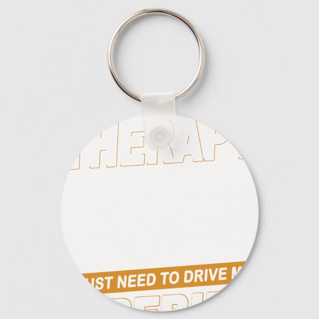 I DON'T NEED THERAPY Pontiac Firebird 1968 Key Ring (Front)