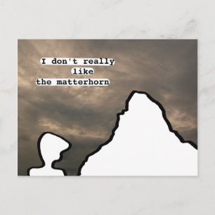 I don't really like the matterhorn postcard
