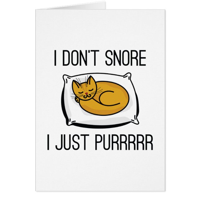 I Don't Snore (Front)