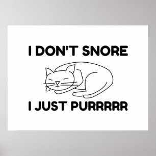 I Don't Snore Poster