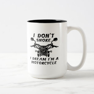 I Don't Snore Two-Tone Coffee Mug