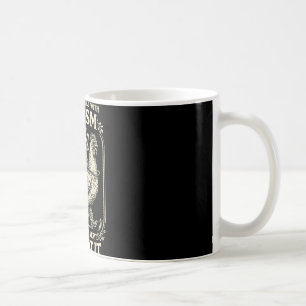 I Don't Struggle With Autism Funny Vintage Racoon Coffee Mug