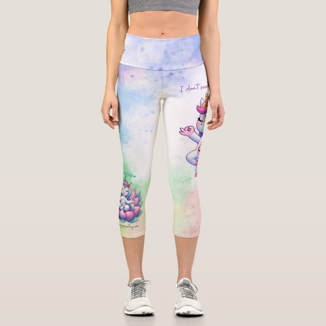 I Don't Sweat, I Sparkle Leggings (Front)