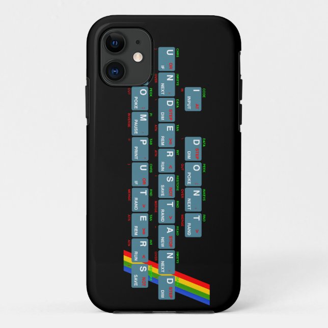 I Don't Understand Computers - iPhone (black) Case-Mate iPhone Case (Back)