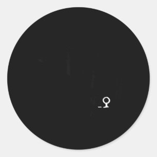 I Dont Want To Funny Black Crow Classic Round Sticker