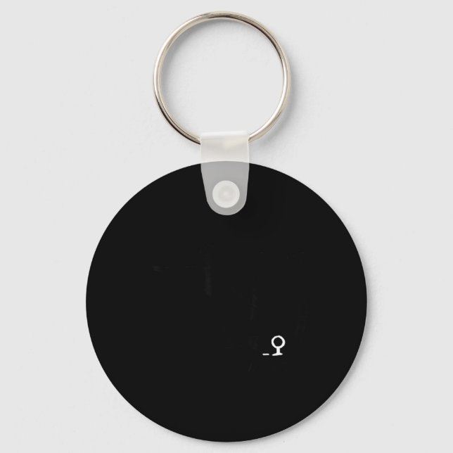I Dont Want To Funny Black Crow Key Ring (Front)