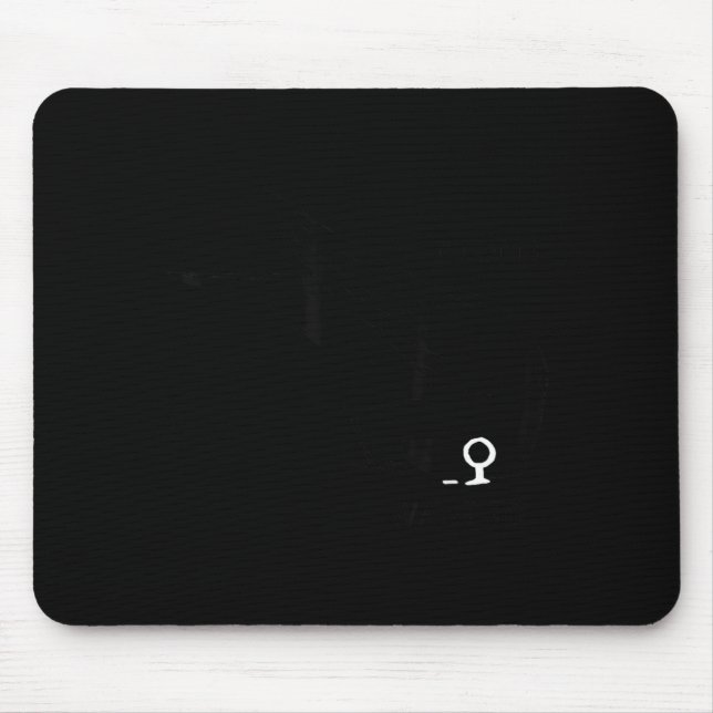 I Dont Want To Funny Black Crow Mouse Pad (Front)