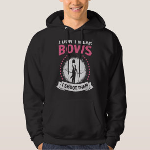 I Dont Wear Bow I Shoot Them Women Archers Hoodie