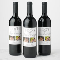 I Do's & Free Booze Modern Wedding Save The Date