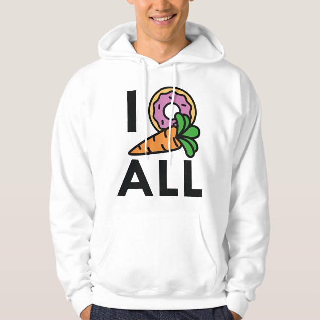 I Doughnut Carrot All Hoodie (Front)