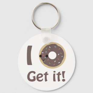 I doughnut get it! key ring