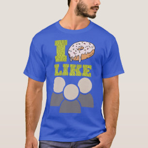 I Doughnut Like People Funny Food Pun T-Shirt