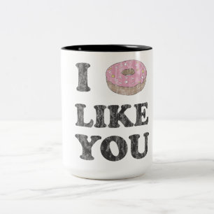 I Doughnut Like You Two-Tone Coffee Mug