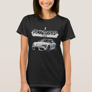 I Downloaded This Car - Retro Humour Car Design T-Shirt