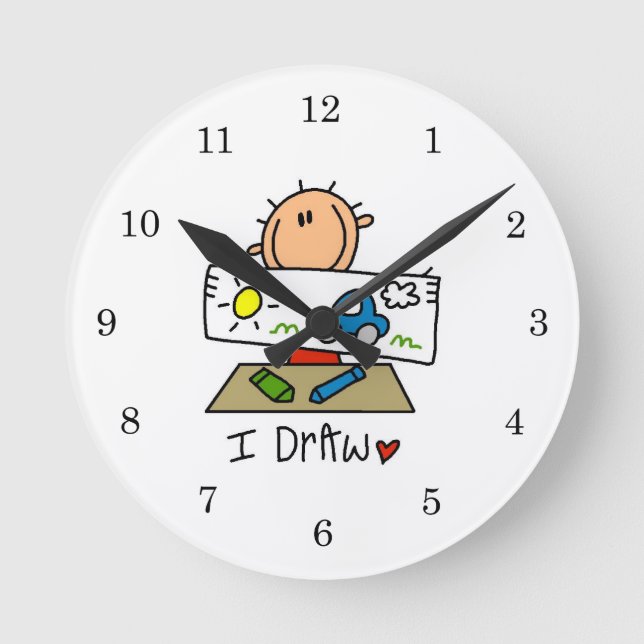 I Draw Round Clock (Front)