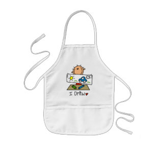 I Draw Tshirts and Gifts Kids Apron