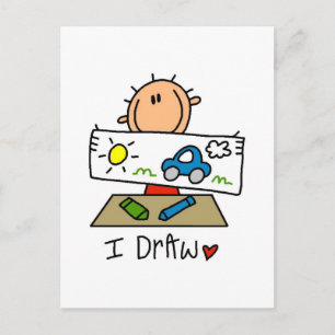 I Draw Tshirts and Gifts Postcard