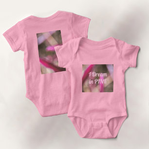 I Dream in Pink Baby Bodysuit