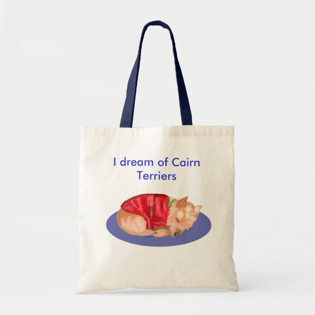 I dream of Cairn Terriers Tote Bag (Front)