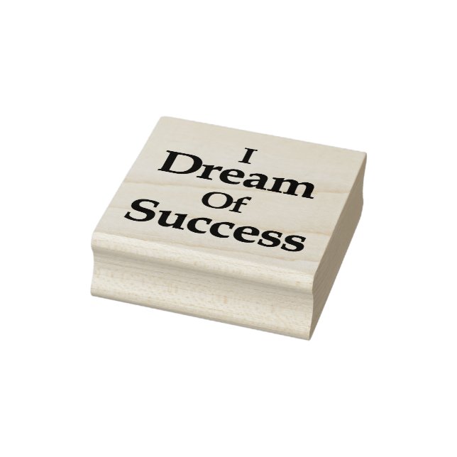 I Dream Of Success Rubber Stamp (Stamp)