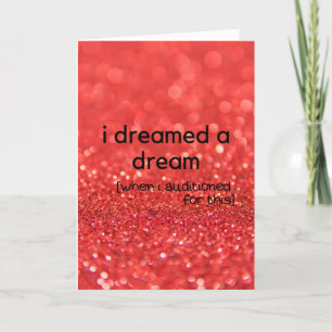 I Dreamed a Dream Card