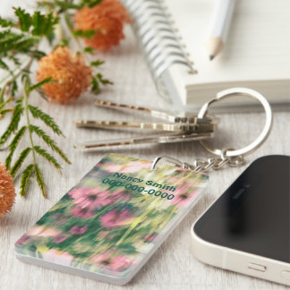I Dreamed of Pink Coneflowers Key Ring