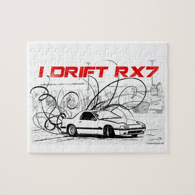 I Drift RX7 Jigsaw Puzzle (Horizontal)