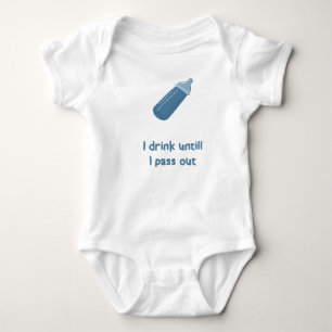 I Drink Until I Pass Out Baby Bodysuit