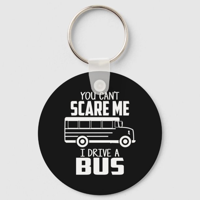 I Drive A Bus Key Ring (Front)