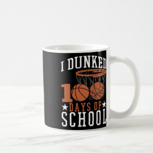 I Dunked 100 Days Of School Kindergarden Bysketbyl Coffee Mug