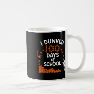 I Dunked 100 Days Of School Sketll 100th Day Boys Coffee Mug