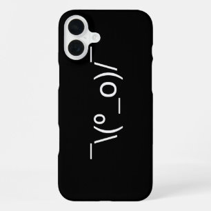 I Dunno LOL ¯\(º_o)/¯ Emoticon Japanese Kaomoji iPhone Case