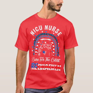 I e For The Cutest Firecracker Nicu Nurse 4th Of J T-Shirt