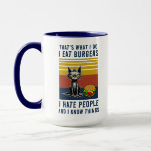 I Eat Burgers Mug