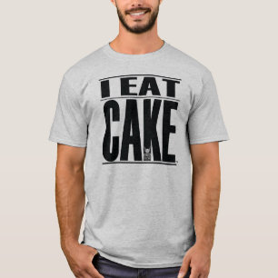 I EAT CAKE T-Shirt grey from Krause Confections