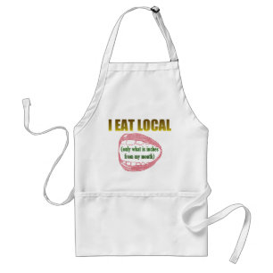 I Eat Local Standard Apron