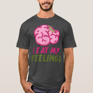 I Eat My Feelings Design Halloween Zombie 4763 T-Shirt