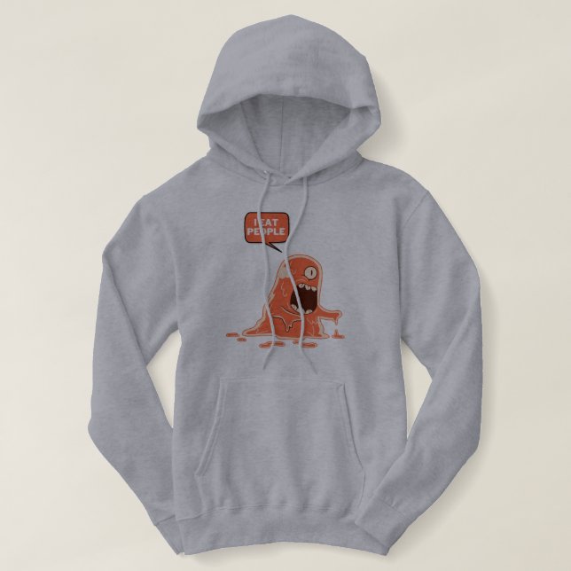 i eat people hoodie (Design Front)