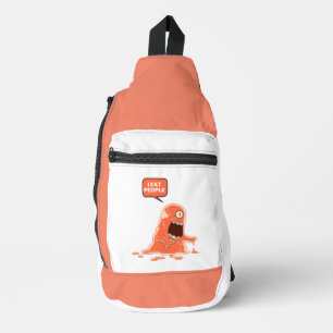 i eat people sling bag