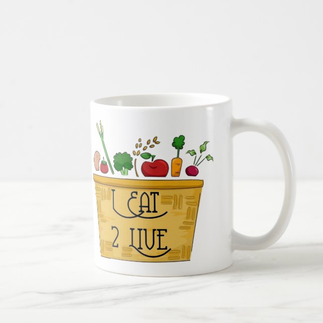 I Eat to Live Mug (Right)