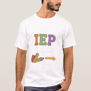I Encourage Progress Special Education School Tea T-Shirt