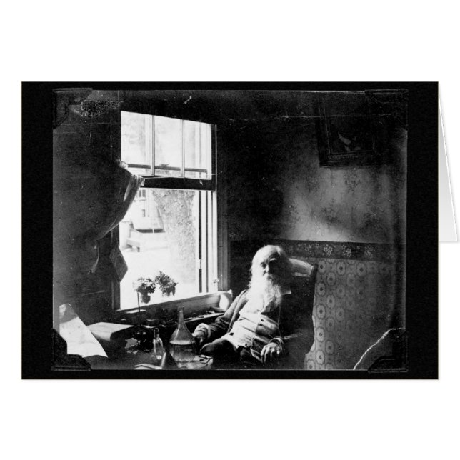 "I Exist As I Am…" Mickle Street Whitman Photo (Front Horizontal)