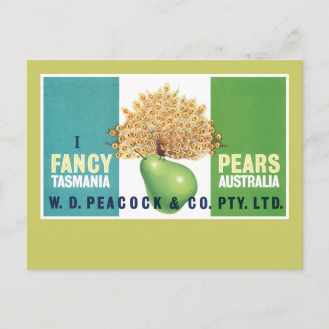 I Fancy Pears Postcard (Front)