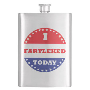 I Fartleked Today Hip Flask